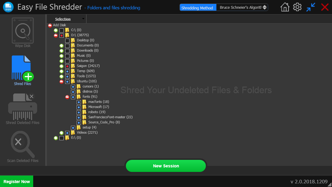 file shredder program for windows and an